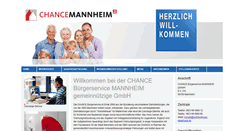 Desktop Screenshot of chance-buergerservice-mannheim.de